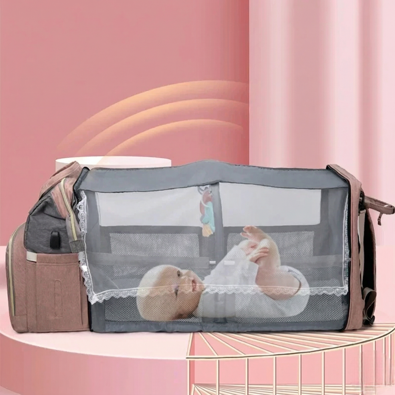 DiaBaby - Bolso cambiador multifuncional para bebé